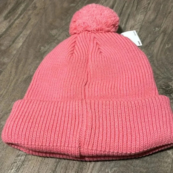 NWT PGA Tour Pink Knit Pom-Pom Beanie - Picture 2 of 6